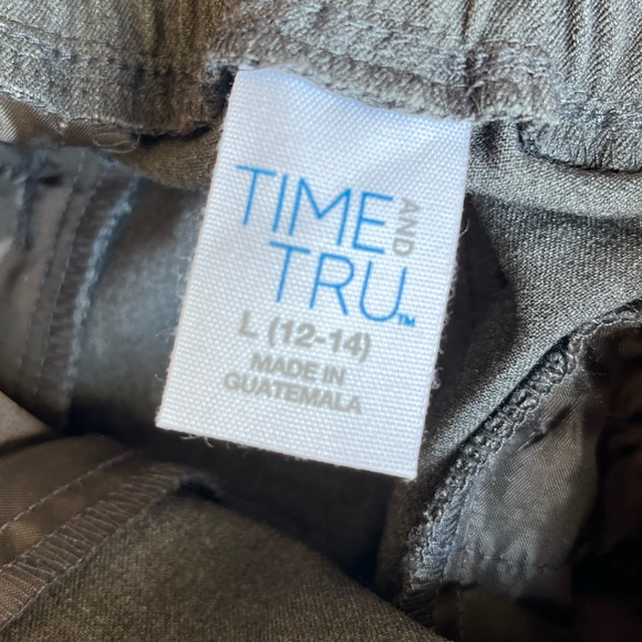 Grey Wide Leg Work Office Trousers - Picture 3 of 5